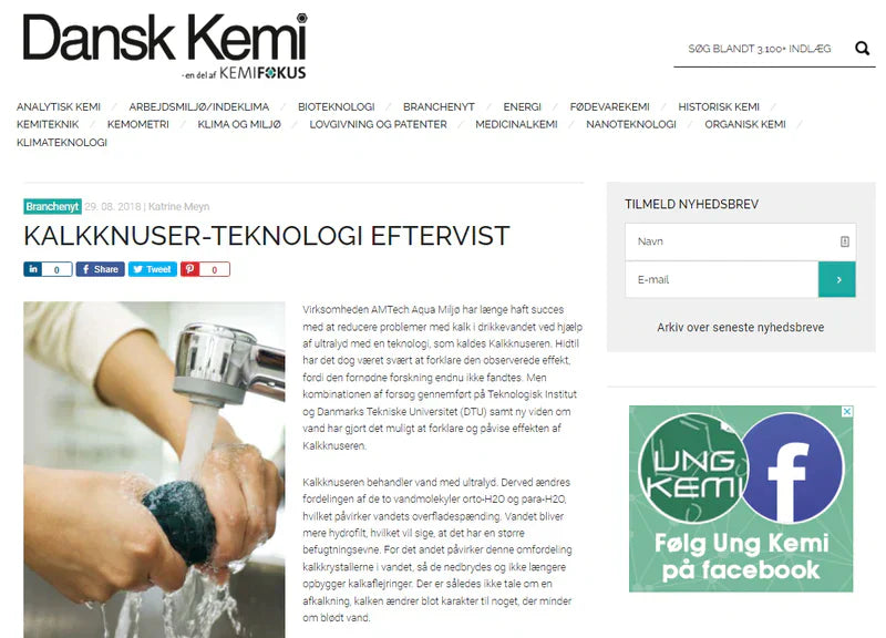 Dansk kemi: Kalklösarteknologi Beprövad