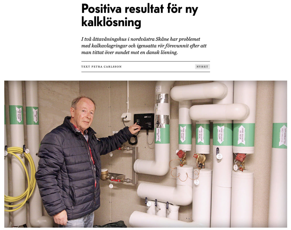 Fastighetstidningen: Positiva resultat för ny kalklösning